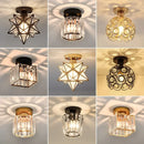 GobekUsa Crystal Glass LED Chandelier for Modern Living, Study, and Aisle Lighting