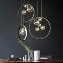 GobekUsa Crystal Chandelier Stair Pendant Lamp Living Room Interior Lighting