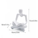 GobekUsa Abstract Thinker Resin Figurine for Home Office Decor