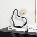 GobekUsa Geometric Hollowed-out Resin Ring for Home Decor & Flower Arrangement