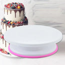 GobekUsa Cake Decorating Turntable Stand: Rotating Stable Round Cake Table for Baking