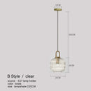 GobekUsa LED Glass Chandelier: Modern Dining Room Pendant Lights Hanging Lamp Fixtures