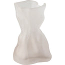 GobekUsa Clear Glass Vase Irregularly Folded Handicraft Ornaments Hydroponic Flower Vases