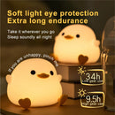 GobekUsa Duck Silicone Night Light with Timer, Rechargeable USB, Dimming Touch Lamp