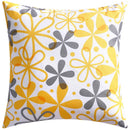 GobekUsa Blue Floral Cushion Cover 45x45cm for Modern Home Decor & Office Sofa