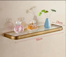 GobekUsa Antique Bronze Bathroom Accessory Set: Shelf, Towel Rack, Holder, Brush, Hanger, Hook