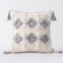 GobekUsa Boho Morocco Tufted Tassel Cushion Cover for Modern Home Decor