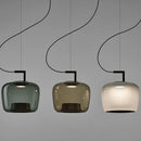 GobekUsa LED Glass Pendant Chandelier for Kitchen Living Room Dining Suspension