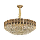 GobekUsa Crystal Chandelier: Modern Luxury for Living Room, Bedroom, Dining Room