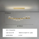 GobekUsa Glass Ball G9 LED Chandelier for Dining Room, Kitchen, Office & Front Desk