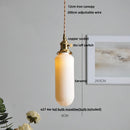 GobekUsa Black Ceramic LED Pendant Lights - Modern Nordic Style Hanglampen
