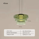 Nordic Glass Pendant Light in Green or Gray