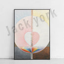 GobekUsa Abstract Art Canvas Wall Print Modular Exhibition for Home Decor