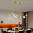 GobekUsa LED Pendant Lamps Dimmable Ceiling Chandelier for Dining Room Kitchen Island