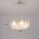 GobekUsa Crystal Feather Chandelier: Luxury Pendant for Home Decor & Designer Ceiling Fixture