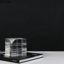 GobekUsa Crystal Magic Cube Desk Ornament Sculpture DecorationCrafts