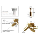 GobekUsa Adjustable LED Chandelier Ceiling Lamp for Home Decor & Lighting