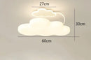 GobekUsa Cloud Ceiling Lights LED Modern Children's Room Lamps Warm Nursery Chandelier