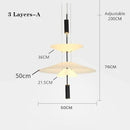 GobekUsa LED Saucer Pendant Light for Home Decor and Living Room
