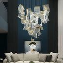 GobekUsa Duplex Building Chandelier: Modern, Luxurious, LED, Large, Creative, Villa Pendant Lamp