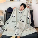 GobekUsa Double-Sided Thin Velvet Printed Blanket for Adults - Spring Autumn Bedding & Sofa Decor