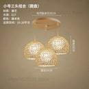 GobekUsa Hand Woven Rattan Pendant Lights Chandelier Bamboo Modern Living Room Decor
