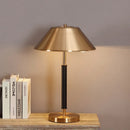 GobekUsa Copper Table Lamp with LED Bulb, Stylish Desk Light for Bedroom & Living Room