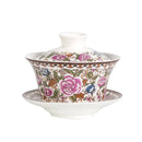 GobekUsa 350ml Ceramic Gaiwan Porcelain Tea Cup Set