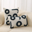 GobekUsa Geometric Chenille Embroidered Pillow Covers Boho Moroccan Style Decor