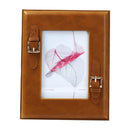 GobekUsa Brown Weave Leather Photo Frame | Minimalist Desk Decoration | Aesthetic Room Decor