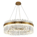 GobekUsa Crystal LED Ring Chandelier for Luxury Decor & Lighting