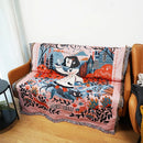 GobekUsa Gothic Thread Blanket Throw Tapestry - Versatile Home Decor & Outdoor Essential
