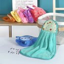 GobekUsa Coral Velvet Hand Towel: Absorbent Cleaning Tool for Home Kitchen & Bathroom