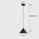 GobekUsa Brushed Sliver Black Pendant Light Chandelier for Bedroom Kitchen Dining Room