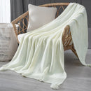 GobekUsa Knitted Sofa Throw Blanket with Fringe Yarn