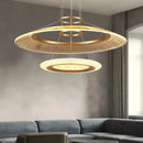 GobekUsa LED Ring Chandelier: Luxury Living Room Lighting Fixture