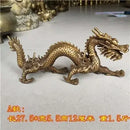 GobekUsa Large Copper Dragon Ornament Feng Shui Craft Gift Antique Collectible