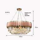 GobekUsa Art Deco Black Golden Crystal Chandelier for Foyer