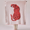 GobekUsa Hairy Furry Leopard Pattern Blanket