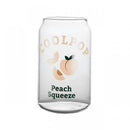 GobekUsa 350ml Can Shape Glass Cup with Fruit Prints for Tea Coffee Milk Beer