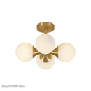 GobekUsa Glass Ball LED Ceiling Lights for Living Room, Kitchen, and Bedroom