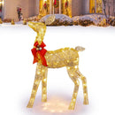 GobekUsa Christmas Reindeer Elk LED Light Outdoor Decor Sculpture