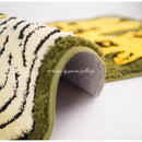 GobekUsa Flying Tiger Leopard Hand Tufted Rug 50x100cm Luxurious Animal Shaped Carpet