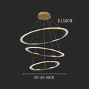 GobekUsa Crystal Chandelier: Stair Pendant Lamp, Living Room & Interior Lighting