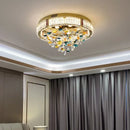 GobekUsa Crystal Flower LED Ceiling Light - Modern Home Decor.