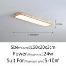 GobekUsa LED Ceiling Lights: Modern Nordic Kitchen Study Living Room Dimmable Remote Control