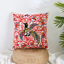GobekUsa Boho Farmhouse Floral Square Pillow Cover Set of 2