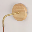GobekUsa Clear Glass LED Wall Light with Pull Chain Switch