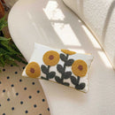 GobekUsa Geometric Tufted Tassel Cushion Cover Cotton Canvas Fall Pillow Cover