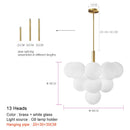 GobekUsa Glass Globe Pendant Lamp: Modern Luxury for Home Decor & Restaurant Lighting